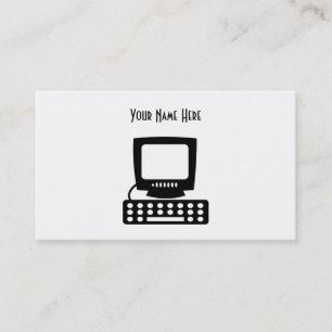 Computer, Ihr Name hier Visitenkarte