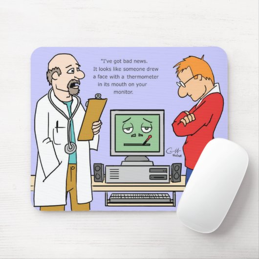 Computer-Illustrationen Mousepad (Mit Mouse)