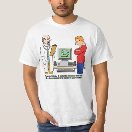 Computer-Illustrationen T-Shirt (Vorderseite)