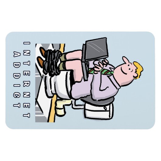 Computer, Internet und soziale Medien Magnet (Horizontal)