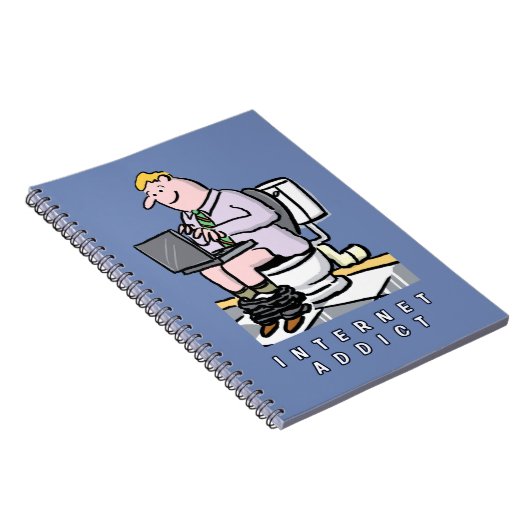 Computer, Internet und soziale Medien Notizblock (Rechte Seite)