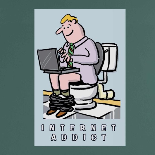 Computer, Internet und soziale Medien Poster