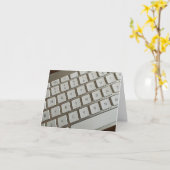 Computer-Internettastatur Geburtstagskarte Karte (Gelbe Blume)