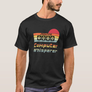 Computer Iss Schlafen Code Wiederholen Programmier T-Shirt