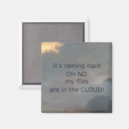 Computer Joke Magnet (Vorderseite/Rückseite)