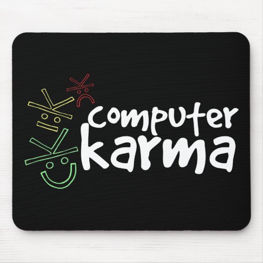 Computer-Karma-Mausunterlage Mousepad (Vorne)