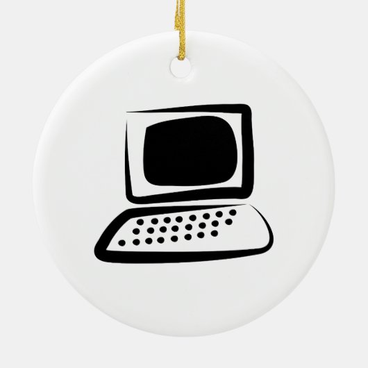 Computer Keramik Ornament (Hinten)