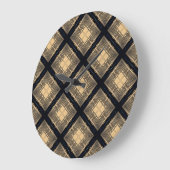 Computer Keys Pattern Große Wanduhr (Winkel)