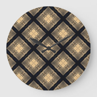 Computer Keys Pattern Große Wanduhr