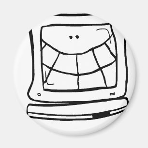 Computer-Lächeln Magnet