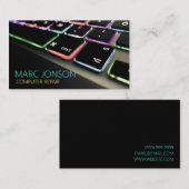 Computer, Laptop, PC, Reparatur, Visitenkarte (Vorne/Hinten)