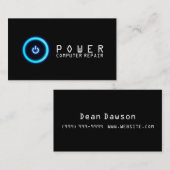 Computer, Laptop, PC-Reparaturkarte Visitenkarte (Vorne/Hinten)