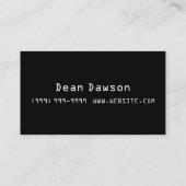 Computer, Laptop, PC-Reparaturkarte Visitenkarte (Rückseite)