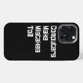 Computer machen auch Fehler To0 Case-Mate iPhone-H iPhone Hülle (Rückseite (Horizontal))