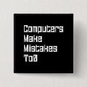 Computer machen Fehler in0-Taste Button (Vorderseite)