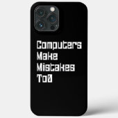 Computer machen Fehler zu 0 Case-Mate iPhone Case (Rückseite)