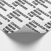 Computer machen Fehler zu 0 Geschenkpapier (Ecke)