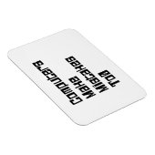 Computer machen Fehler zu 0 Magnet (Rechte Seite)