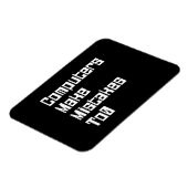 Computer machen Fehler zu 0 Magnet (Linke Seite)