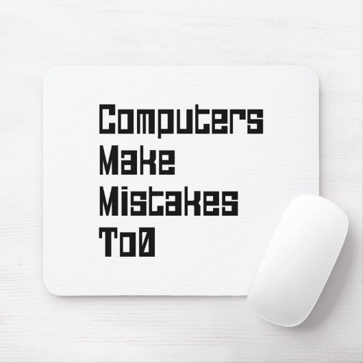 Computer machen Fehler zu 0 Mousepad (Mit Mouse)