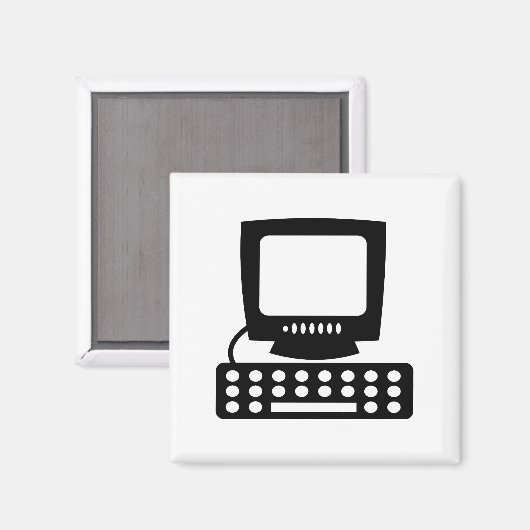Computer Magnet (Vorderseite/Rückseite)