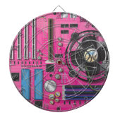 Computer-Mainboard Dartscheibe (vorne)