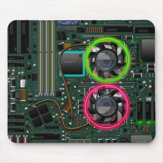 Computer-Mainboard Mousepad (Vorne)