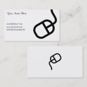 Computer-Maus, Ihr Name hier, Visitenkarte (Vorne/Hinten)