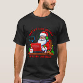 Computer Meme Funny Santa's Tech Suprt Rebooting C T-Shirt (Vorderseite)
