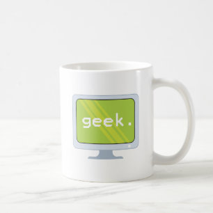 Computer-Monitor-Geek-Text Kaffeetasse