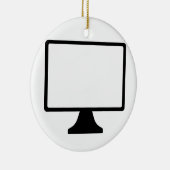 Computer-Monitor Keramik Ornament (Rechts)