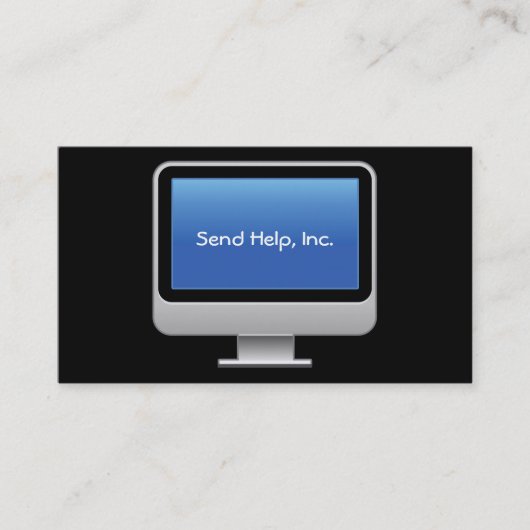 Computer-Monitor Visitenkarte (Vorderseite)