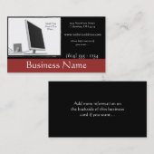 Computer-Monitor-Visitenkarte Visitenkarte (Vorne/Hinten)