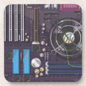 Computer-Motherboard Getränkeuntersetzer (Vorderseite)