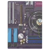 Computer-Motherboard Klemmbrett (Rückseite)