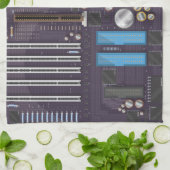 Computer-Motherboard Küchentuch (Gefaltet)