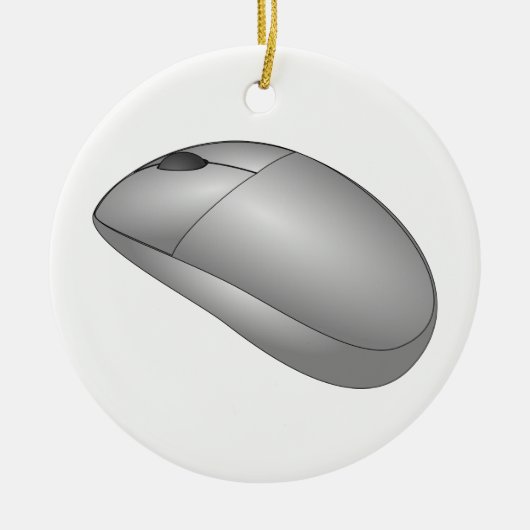 Computer Mouse Keramik Ornament (Vorne)