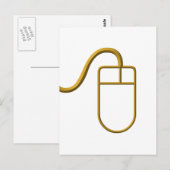 Computer Mouse Postkarte (Vorne/Hinten)