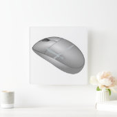 Computer Mouse Quadratische Wanduhr (Zuhause)