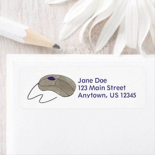 Computer Mouse Tech Tech Tech Rücksendeadressen-Au (Insitu)