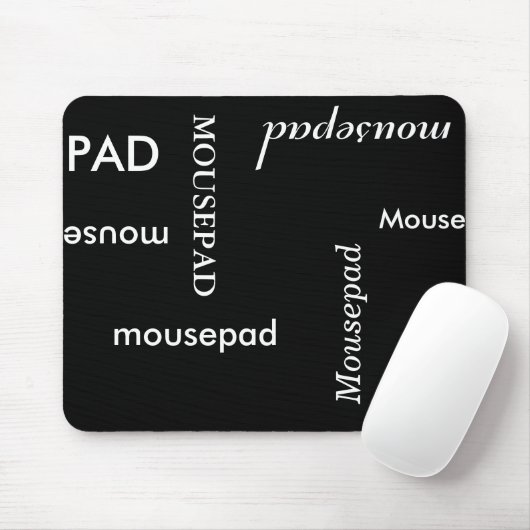 Computer - Mousepad B/W (Mit Mouse)