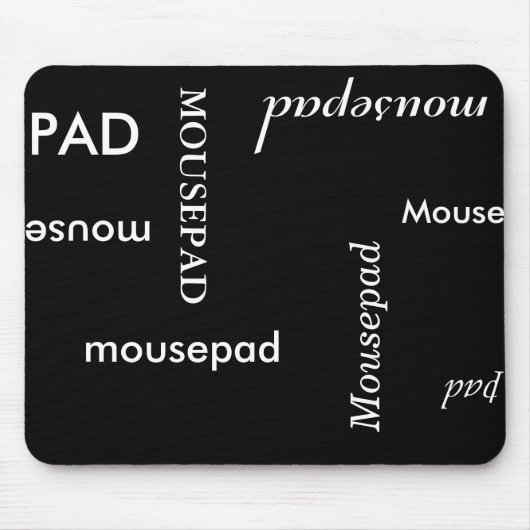 Computer - Mousepad B/W (Vorne)