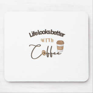 Computer Mousepad mit einem Sprichwort für Kaffeel