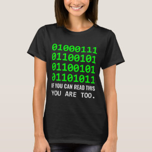 Computer-Nerd Binärcode Software-Entwickler  T-Shirt