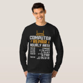 Computer Nerd  Computer Engineer  Computer Hourly  T-Shirt (Vorne ganz)