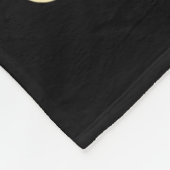 Computer Nerd Funny Christmas Designs Men's Black Fleecedecke (Ecke)