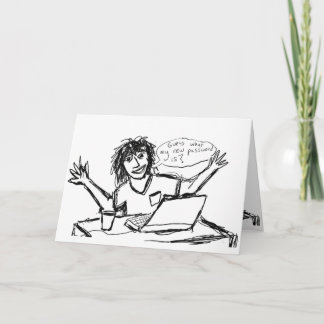 Computer-Nerd humorvoll Karte