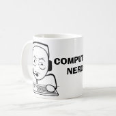 Computer-Nerd-Internet meme Tassen (Vorderseite Links)