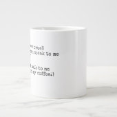 Computer-Nerd IT-Geek-Spaß-Kaffee Jumbo-Tasse (Vorderseite)