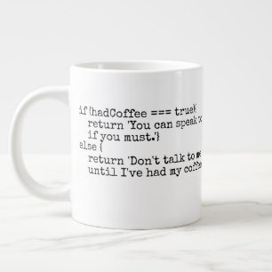 Computer-Nerd IT-Geek-Spaß-Kaffee Jumbo-Tasse